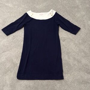 Lilly Pulitzer Navy and White Dress